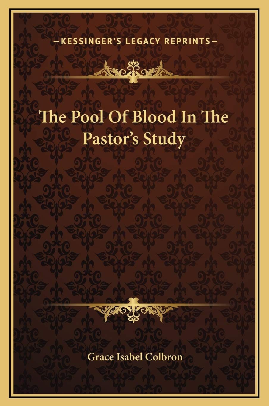 The Pool Of Blood In The Pastor's Study Contemporary literature