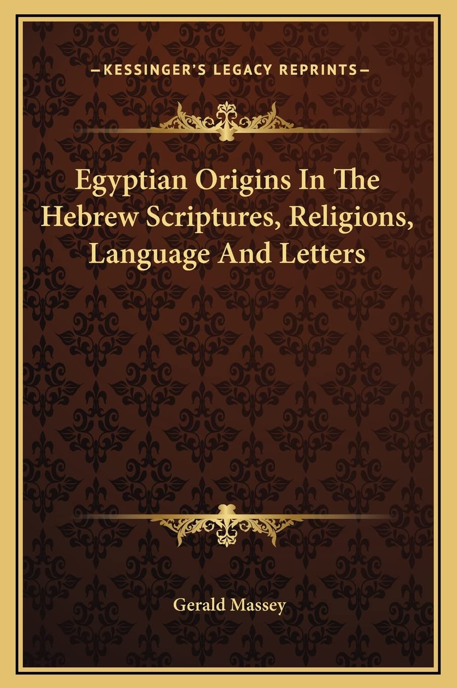 Egyptian Origins In The Hebrew Scriptures, Religions, Language And Letters Social Sciences
