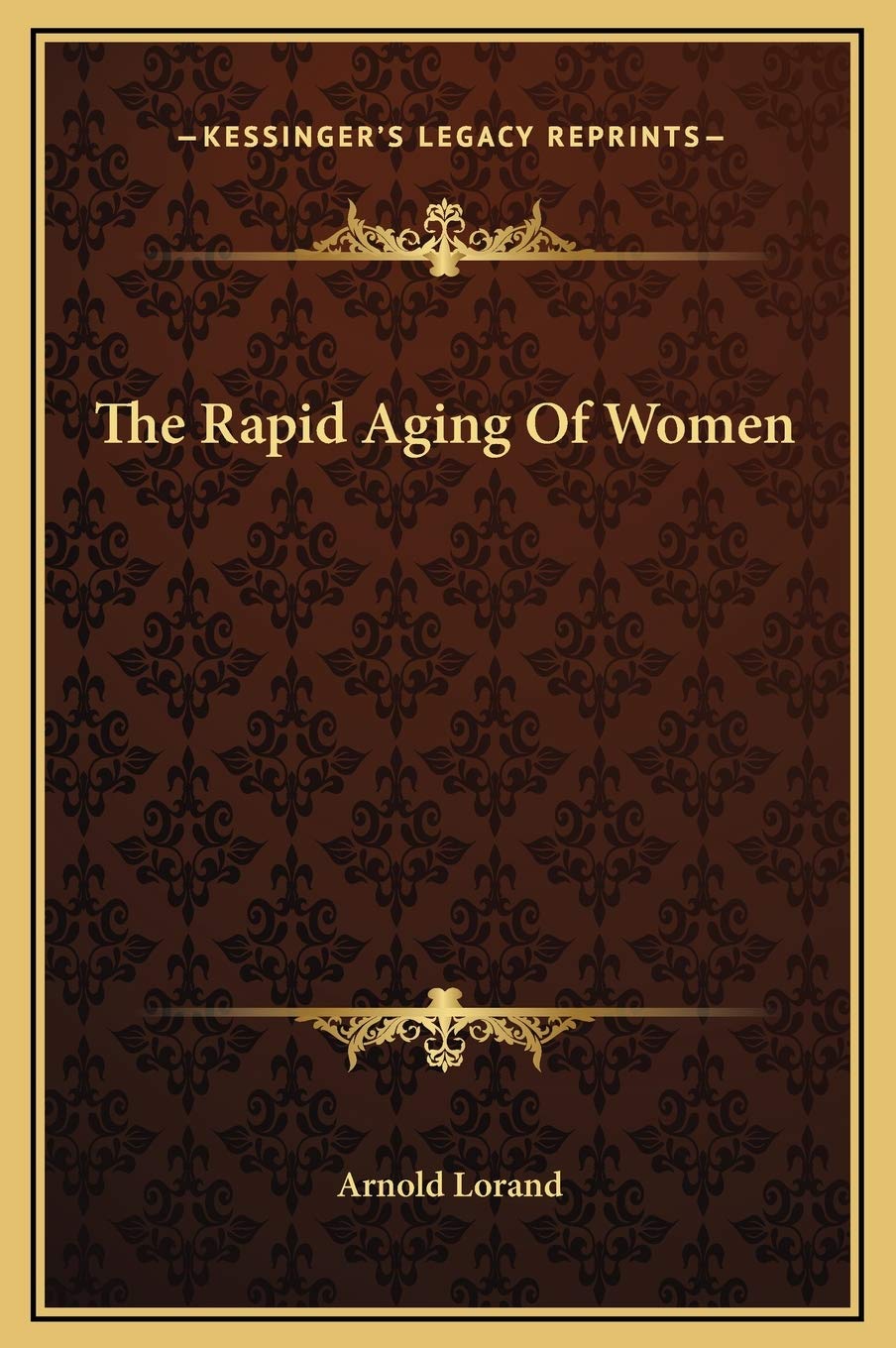 The Rapid Aging Of Women Fiction