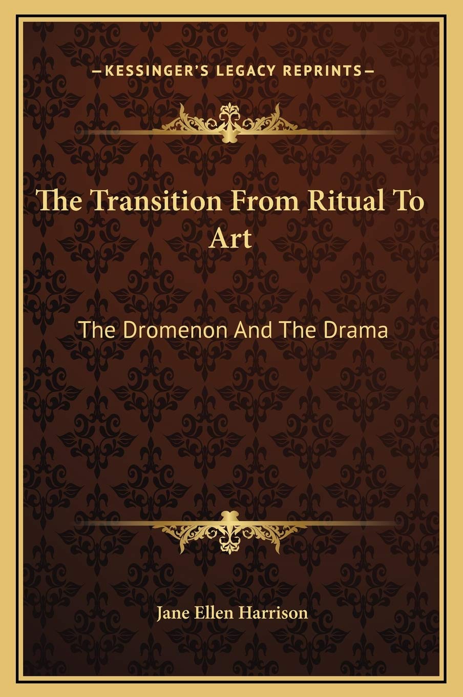 The Transition From Ritual To Art: The Dromenon And The Drama Contemporary literature