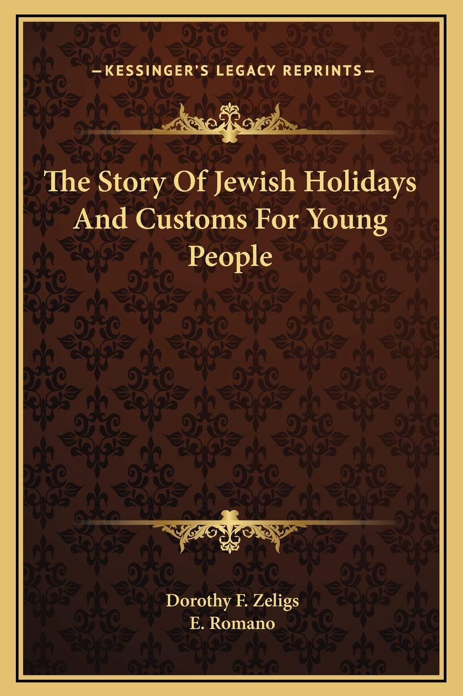 The Story Of Jewish Holidays And Customs For Young People Contemporary literature Books