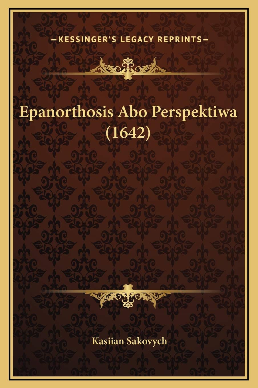Epanorthosis Abo Perspektiwa (1642) Contemporary literature