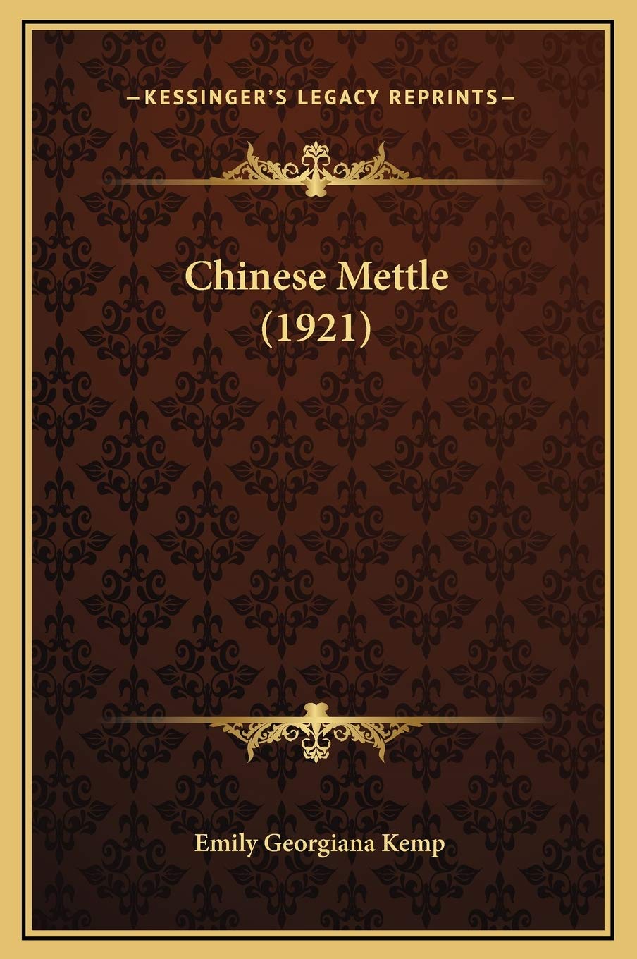Chinese Mettle (1921) Contemporary literature