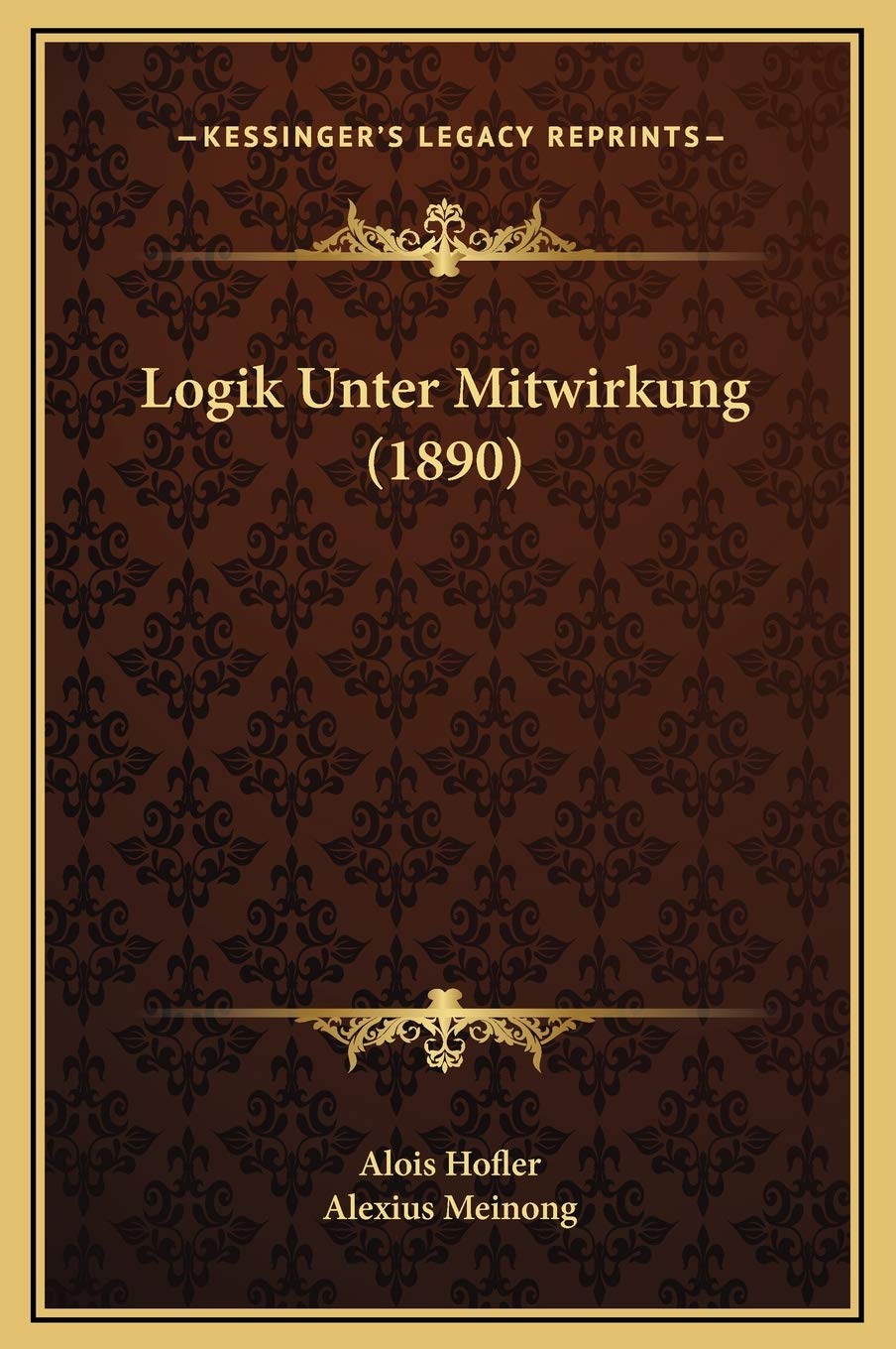 Logik Unter Mitwirkung (1890) Contemporary literature