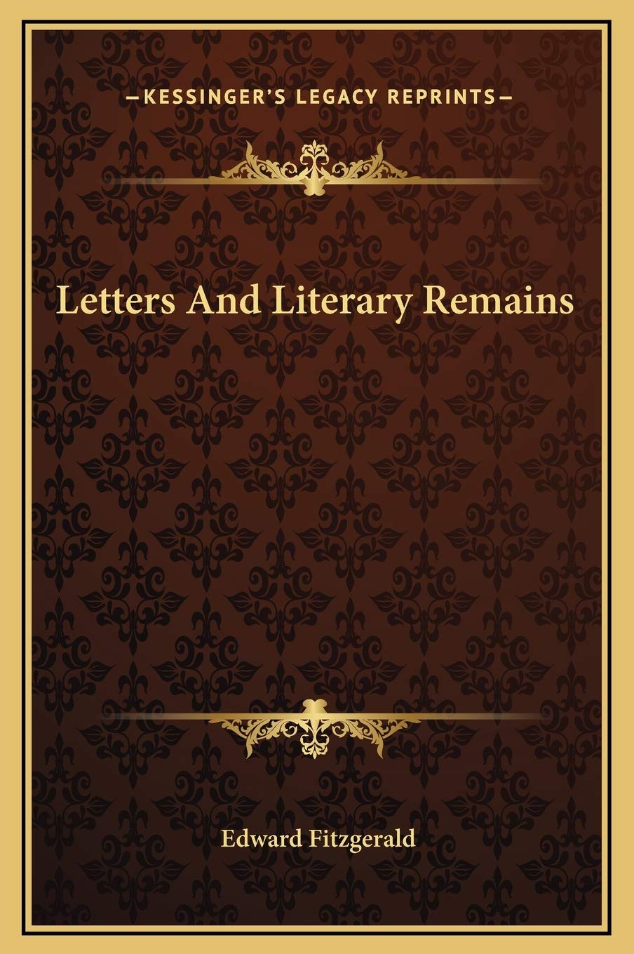 Letters And Literary Remains Contemporary literature
