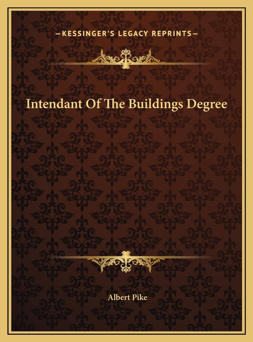 Intendant Of The Buildings Degree Philosophy