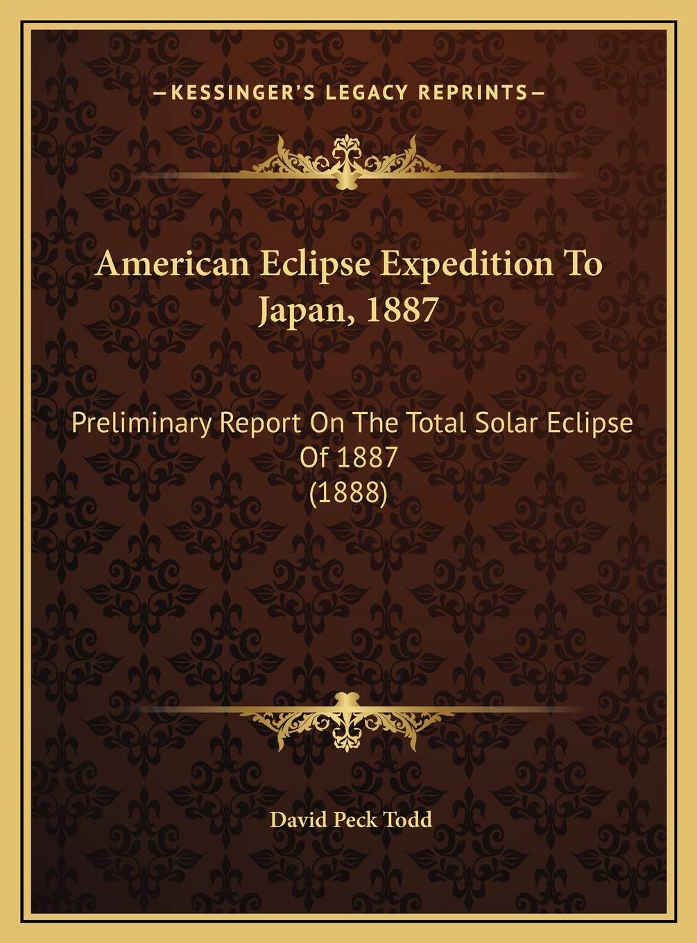 American Eclipse Expedition To Japan, 1887: Preliminary Report On The Total Solar Eclipse Of 1887 (1888) Poetry