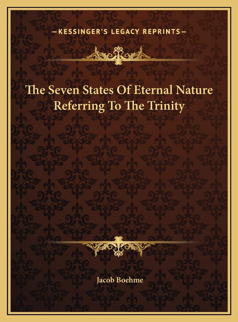 The Seven States Of Eternal Nature Referring To The Trinity Philosophy