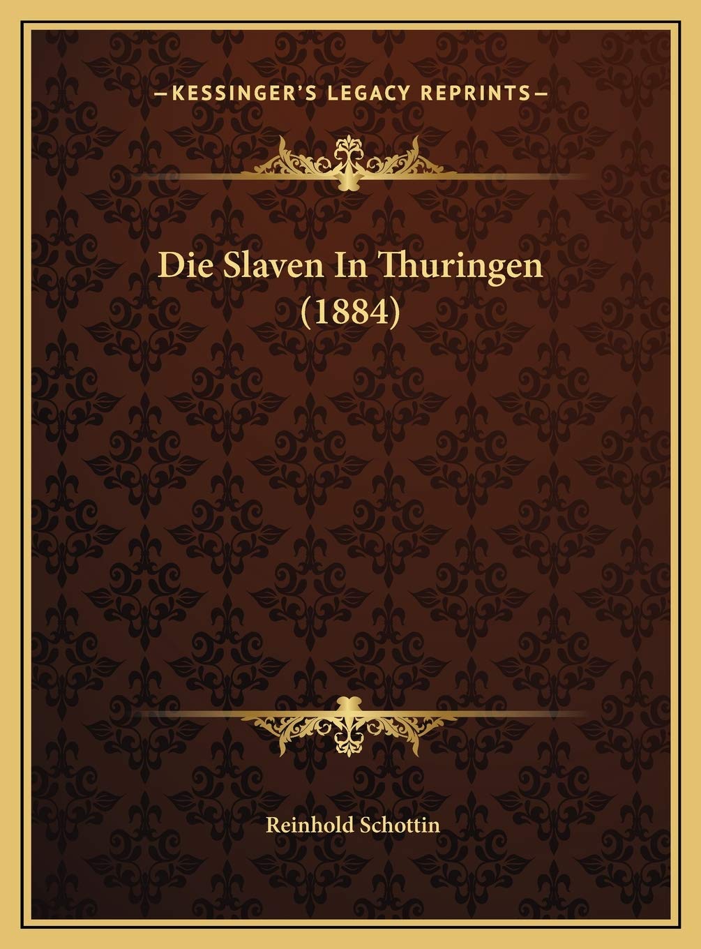 Die Slaven In Thuringen (1884) Contemporary literature