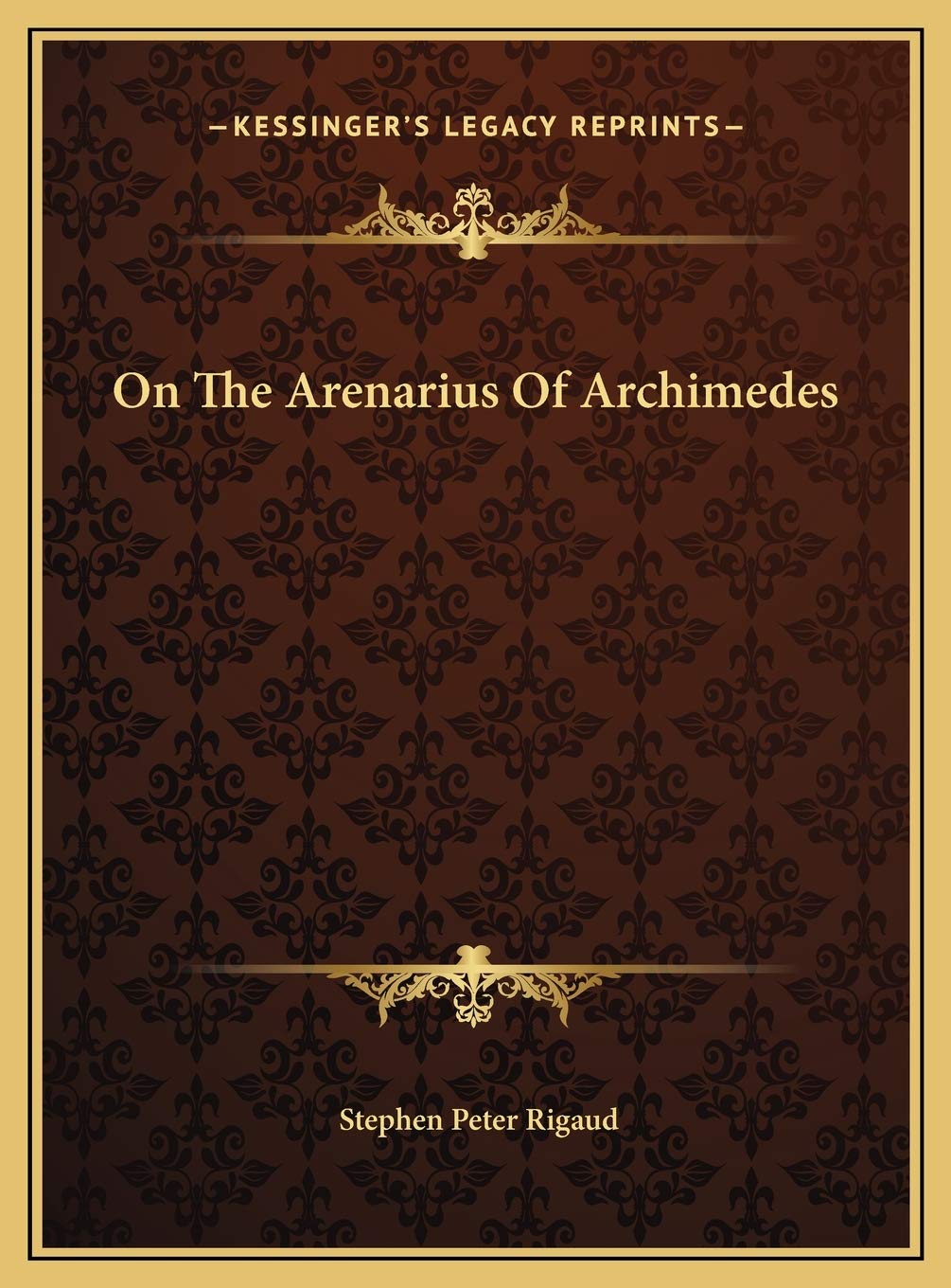 On The Arenarius Of Archimedes Essays & Short Stories