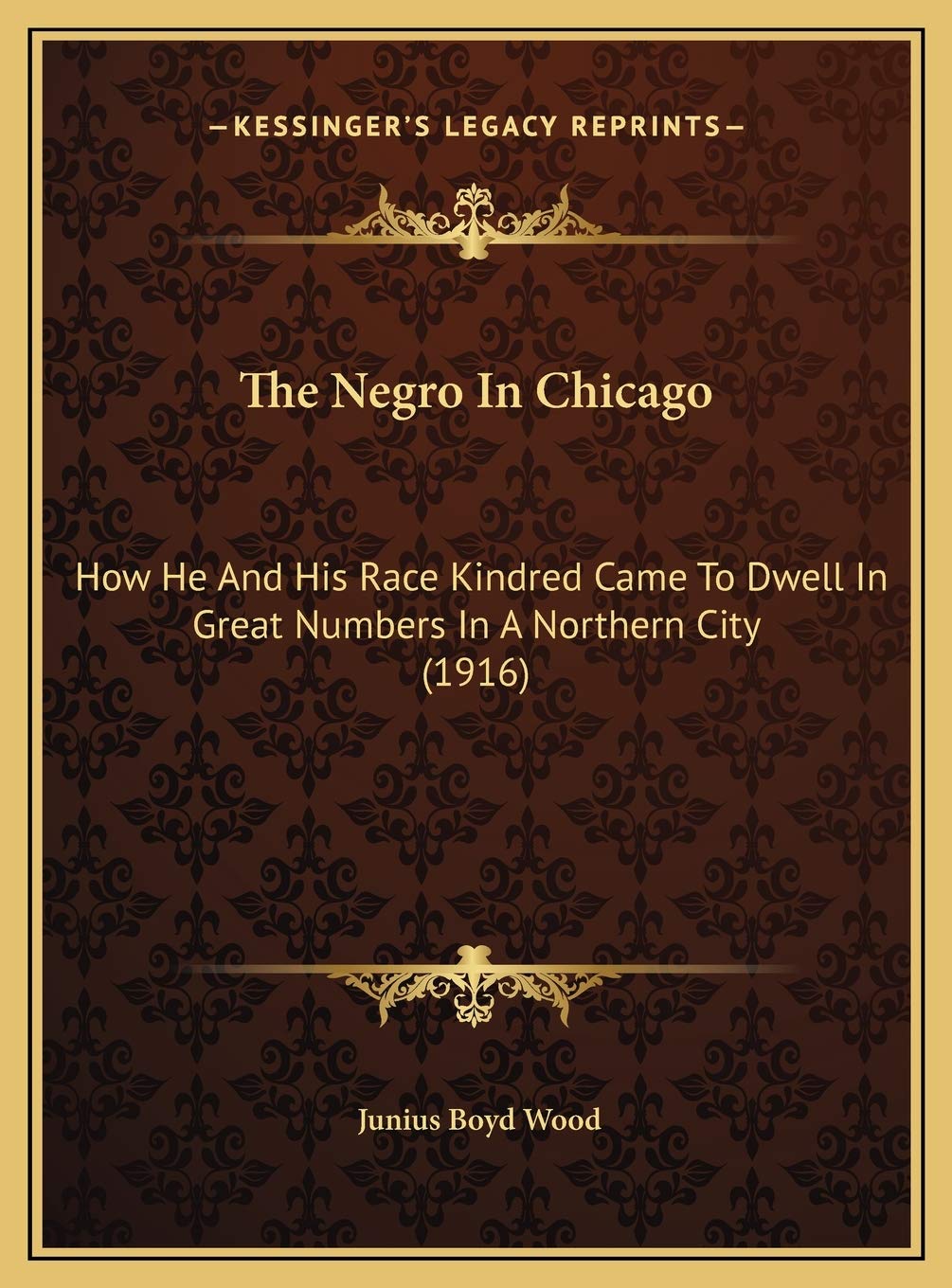 The Negro In Chicago: How He And His Race Kindred Came To Dwell In Great Numbers In A Northern City (1916) Social Sciences