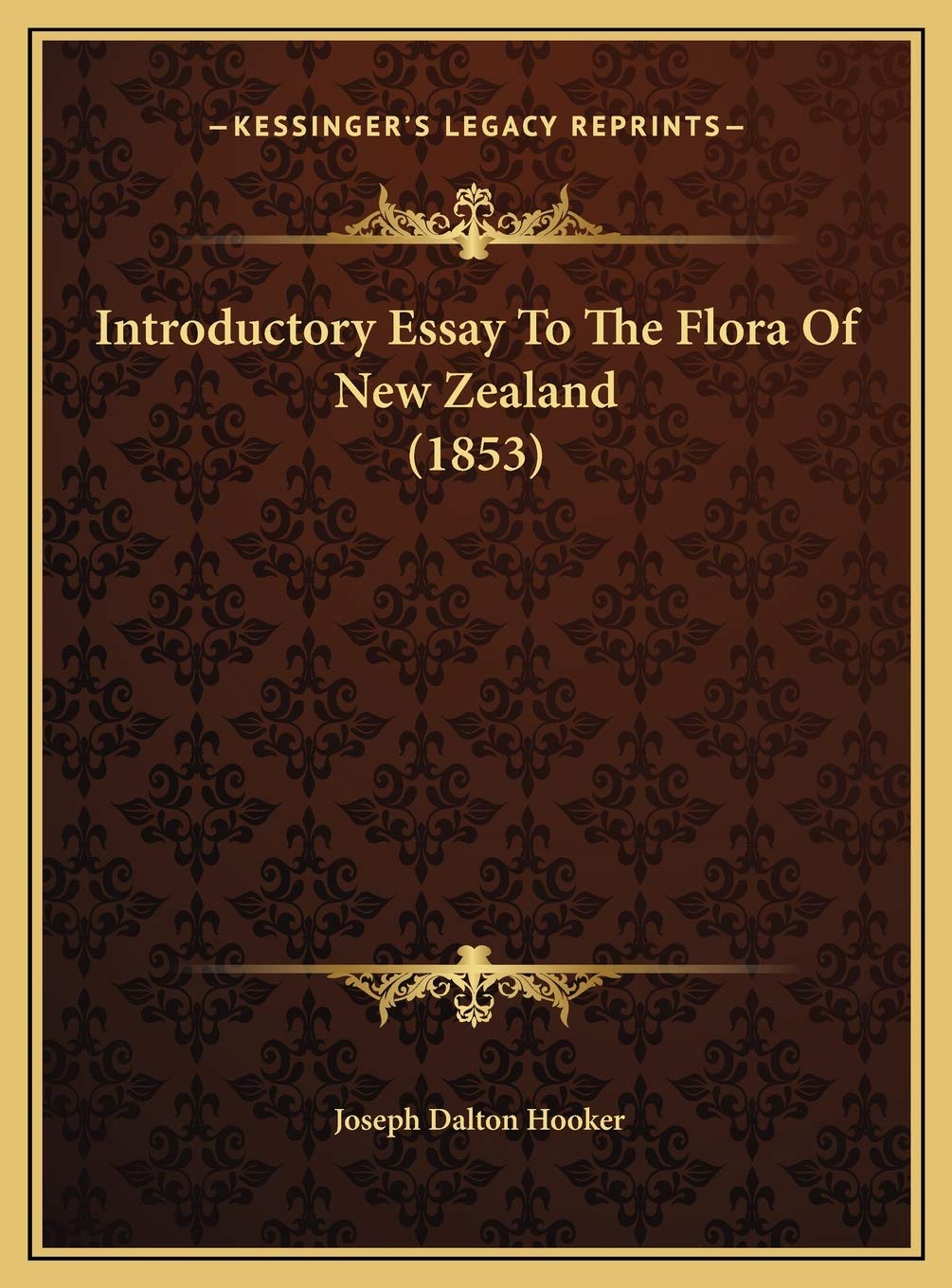 Introductory Essay To The Flora Of New Zealand (1853) Mathematics