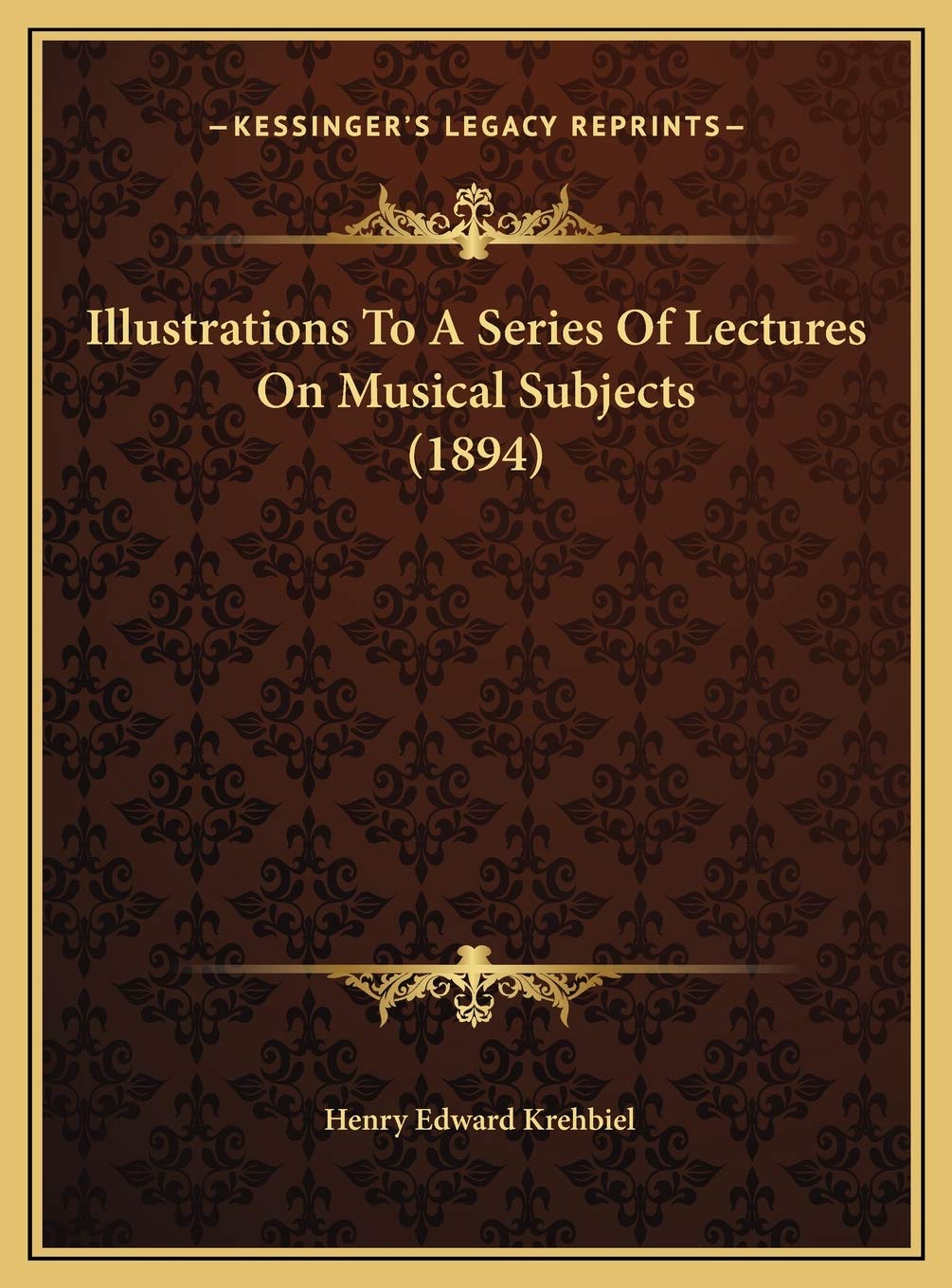 Illustrations To A Series Of Lectures On Musical Subjects (1894) Arts & Music