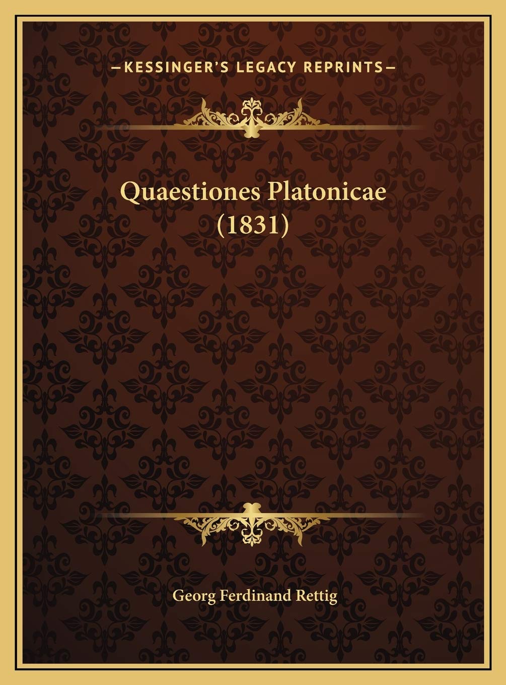 Quaestiones Platonicae (1831) Contemporary literature