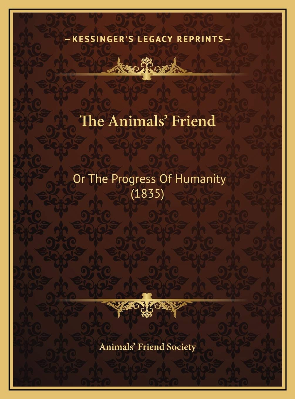 The Animals' Friend: Or The Progress Of Humanity (1835) Mathematics