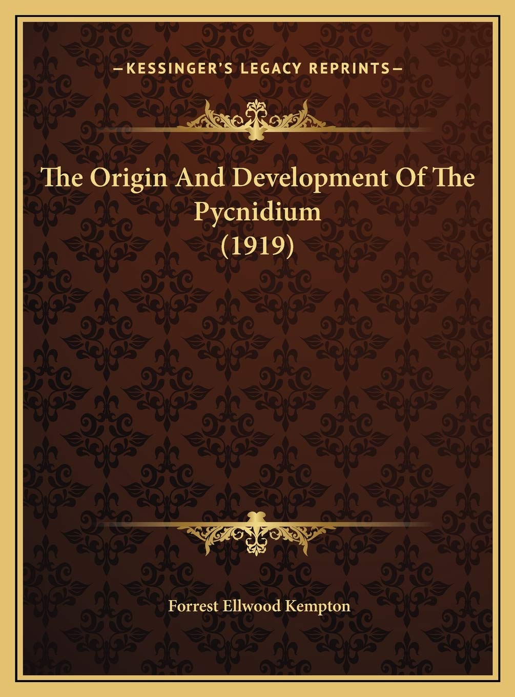 The Origin And Development Of The Pycnidium (1919) Essays & Short Stories