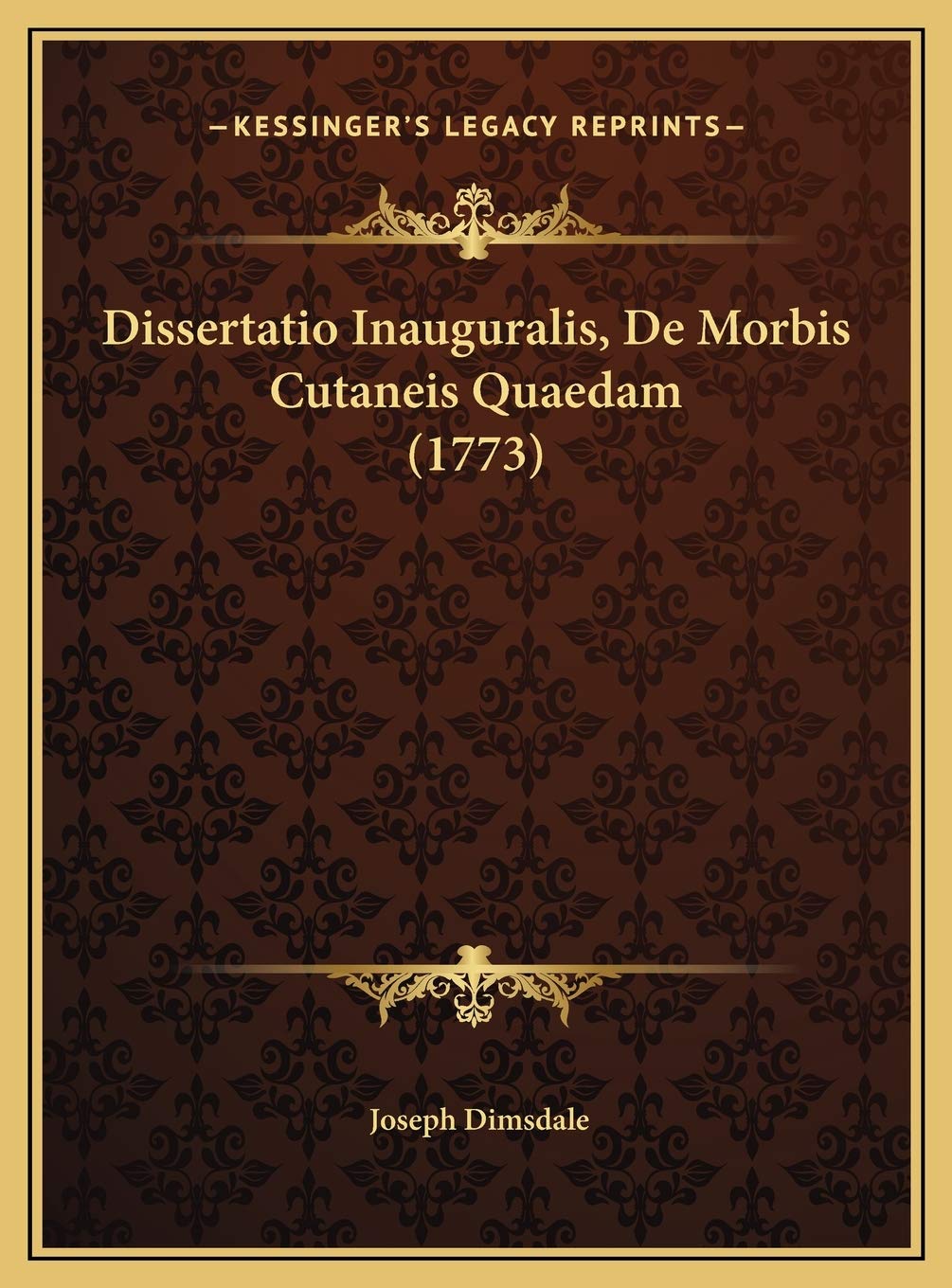 Dissertatio Inauguralis, De Morbis Cutaneis Quaedam (1773) Contemporary literature