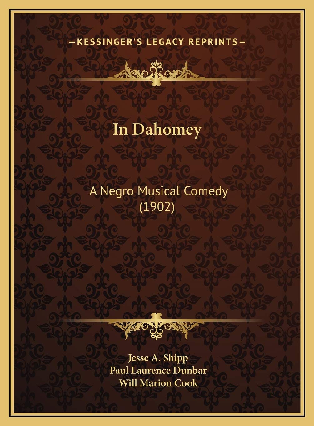In Dahomey: A Negro Musical Comedy (1902) Contemporary literature
