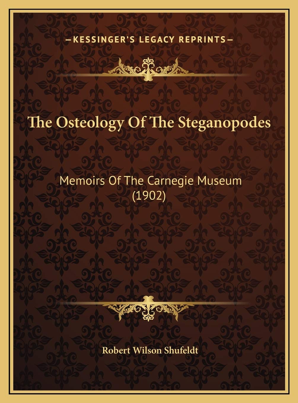 The Osteology Of The Steganopodes: Memoirs Of The Carnegie Museum (1902) Film, Art & Culture
