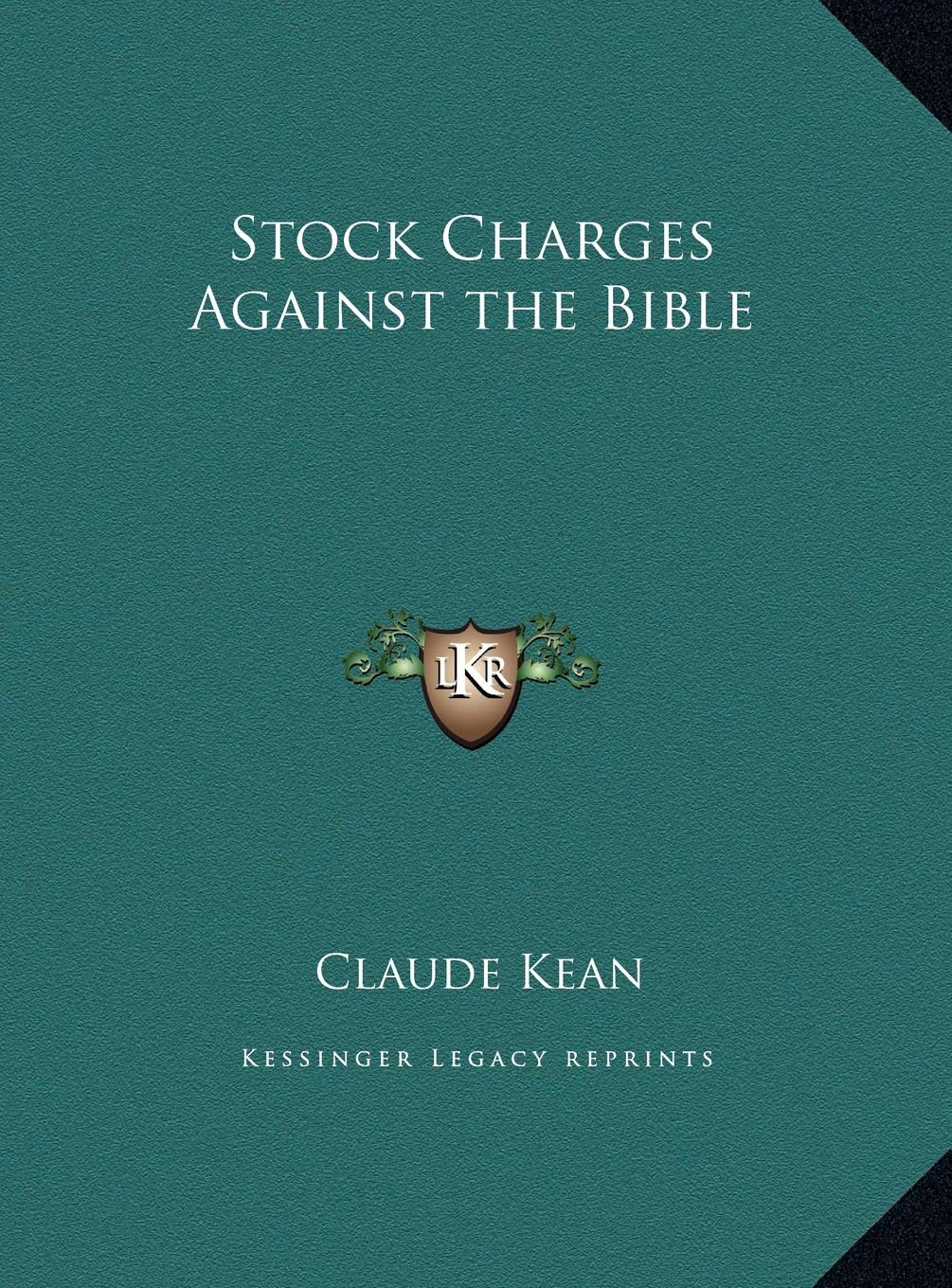 Stock Charges Against the Bible Religion & Esotericism