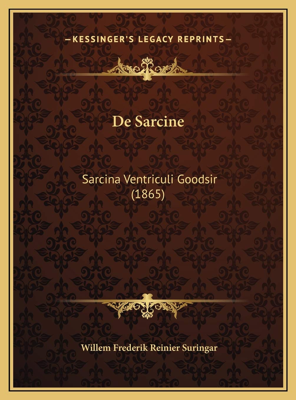 De Sarcine: Sarcina Ventriculi Goodsir (1865) Contemporary literature