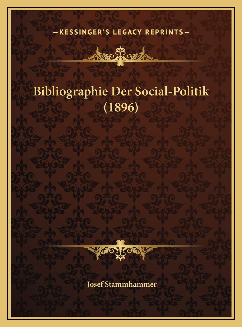 Bibliographie Der Social-Politik (1896) Contemporary literature