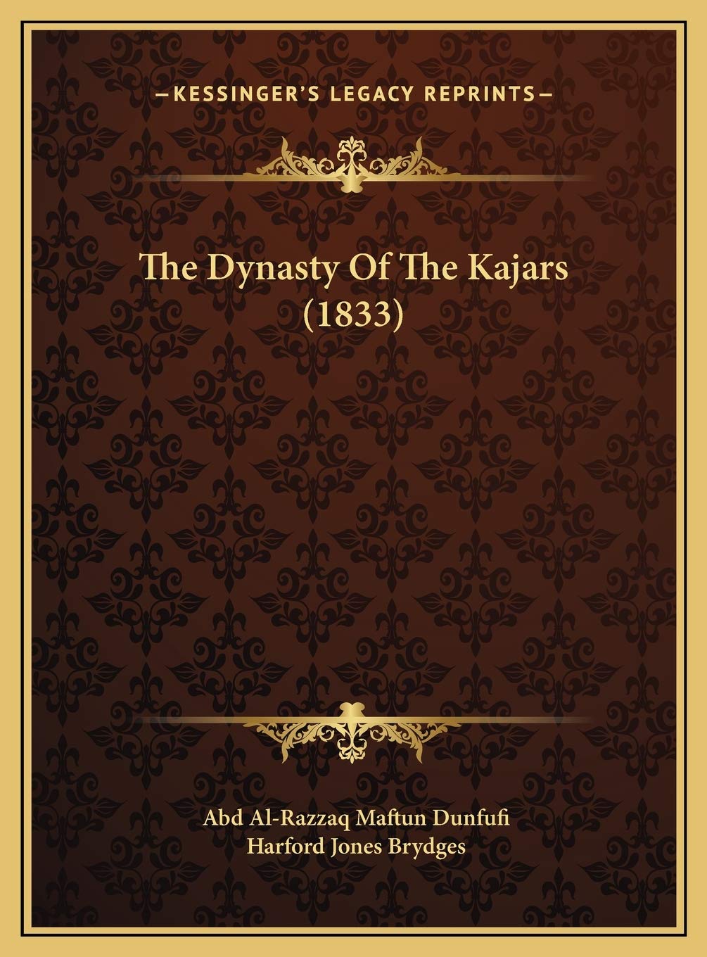 The Dynasty Of The Kajars (1833) Contemporary literature
