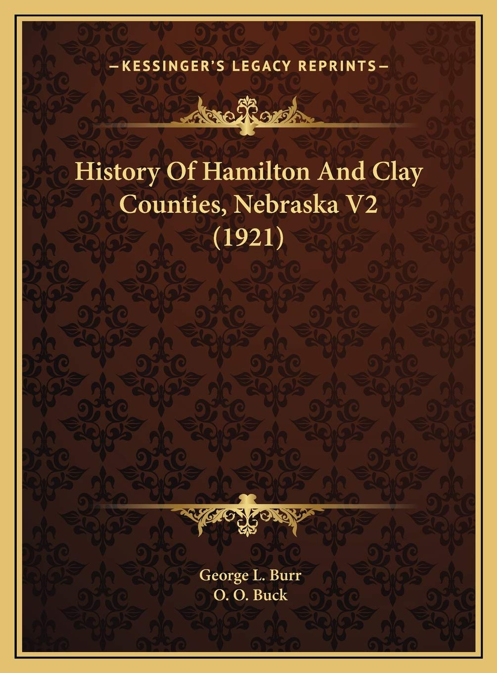 History Of Hamilton And Clay Counties, Nebraska V2 (1921) Politics & History