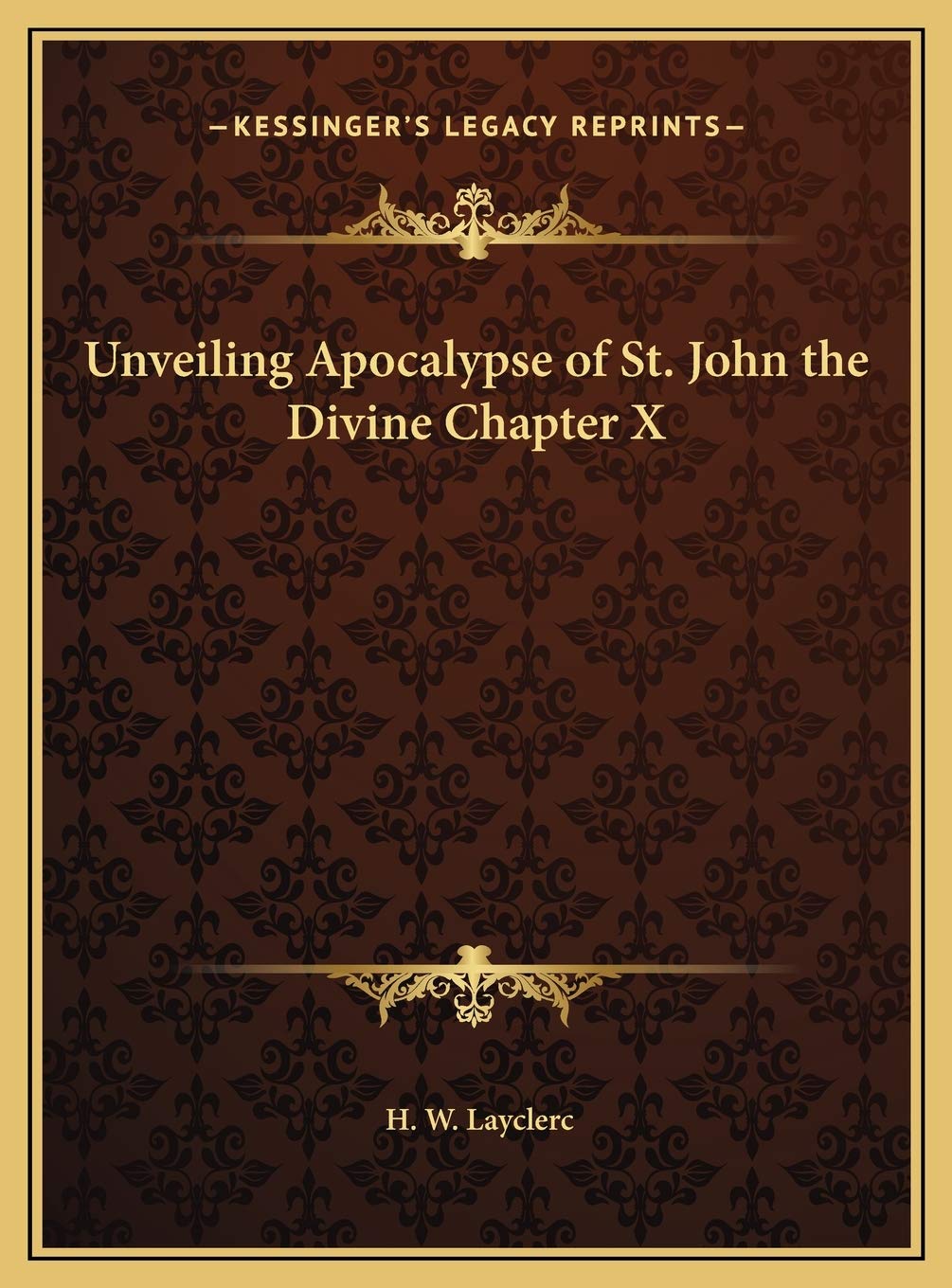 Unveiling Apocalypse of St. John the Divine Chapter X Philosophy