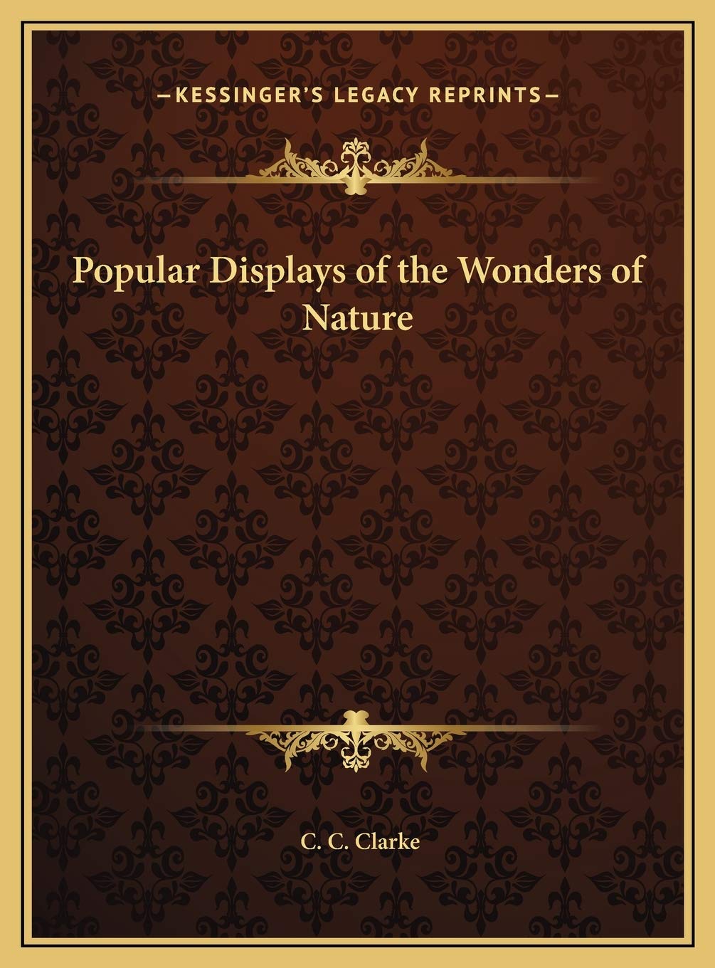 Popular Displays of the Wonders of Nature Contemporary literature