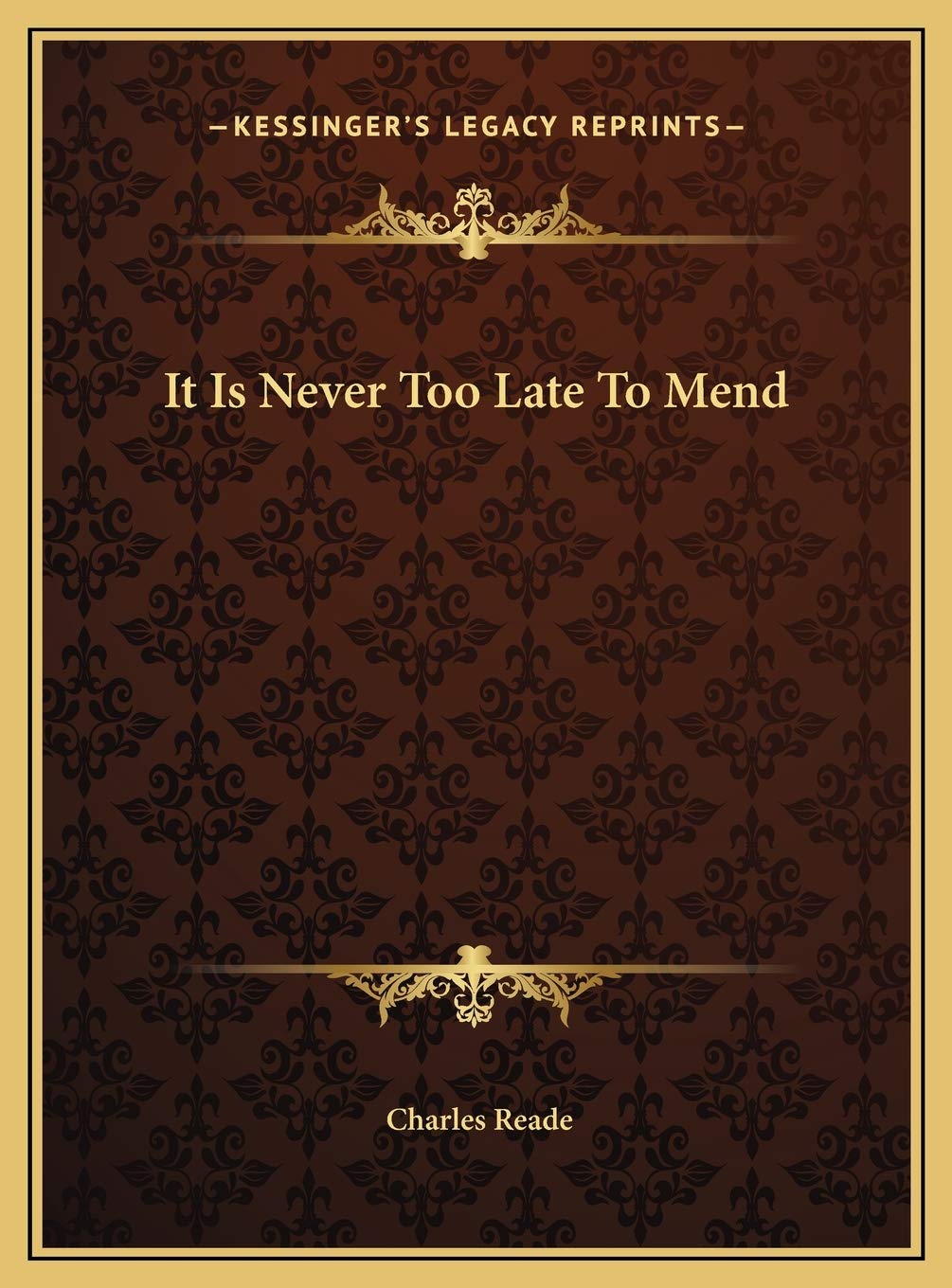 Product Image: It Is Never Too Late To Mend