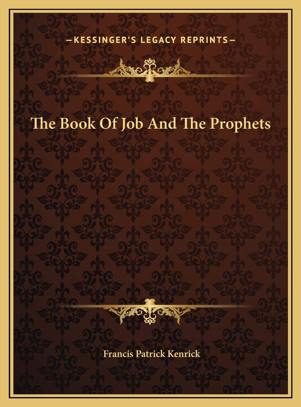 The Book Of Job And The Prophets Philosophy