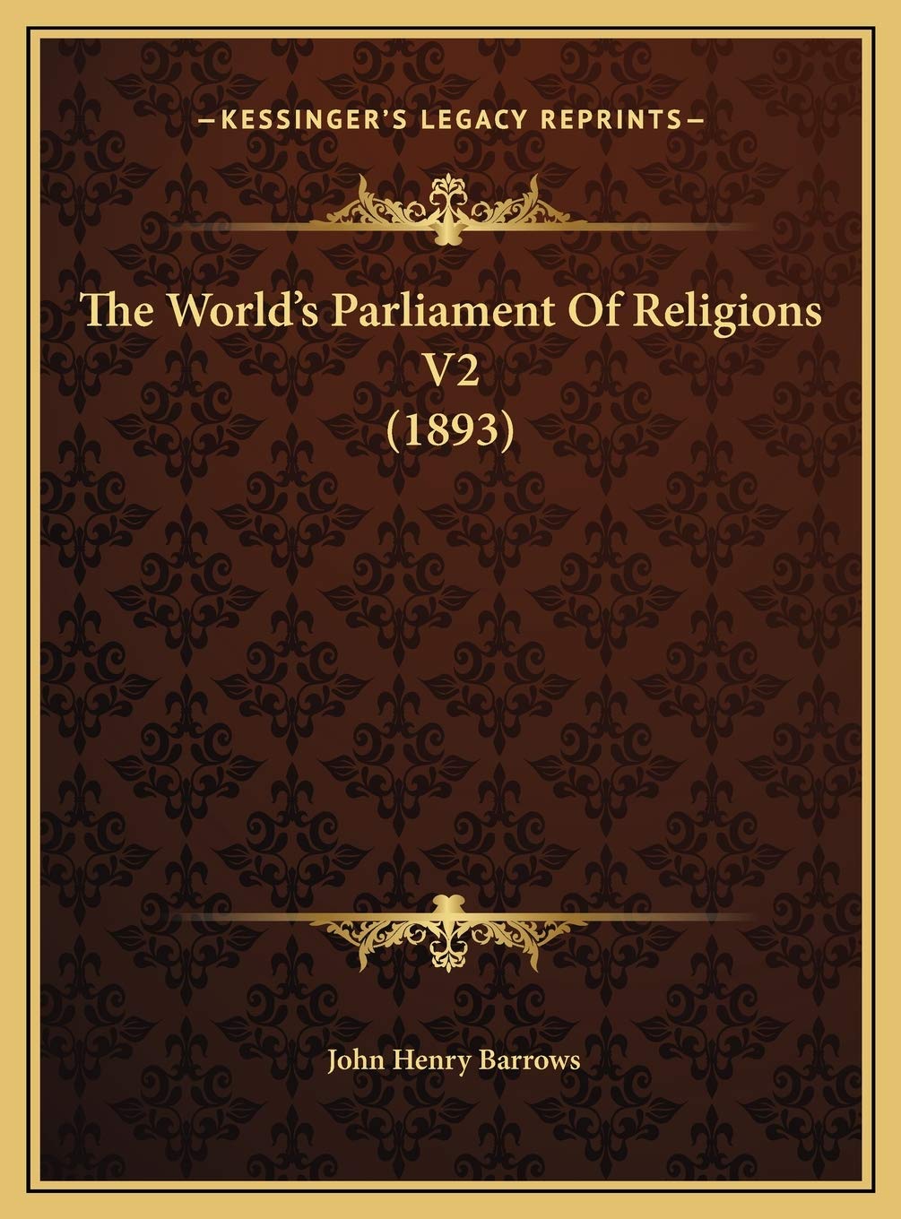 The World's Parliament Of Religions V2 (1893) Social Sciences