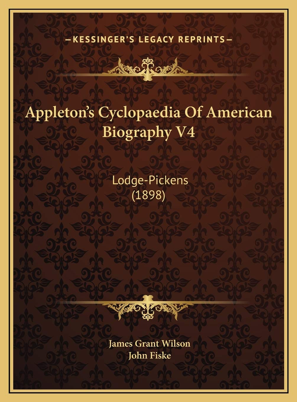 Appleton's Cyclopaedia Of American Biography V4: Lodge-Pickens (1898) Contemporary literature