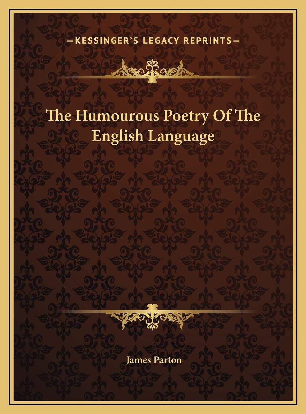 The Humourous Poetry Of The English Language Poetry