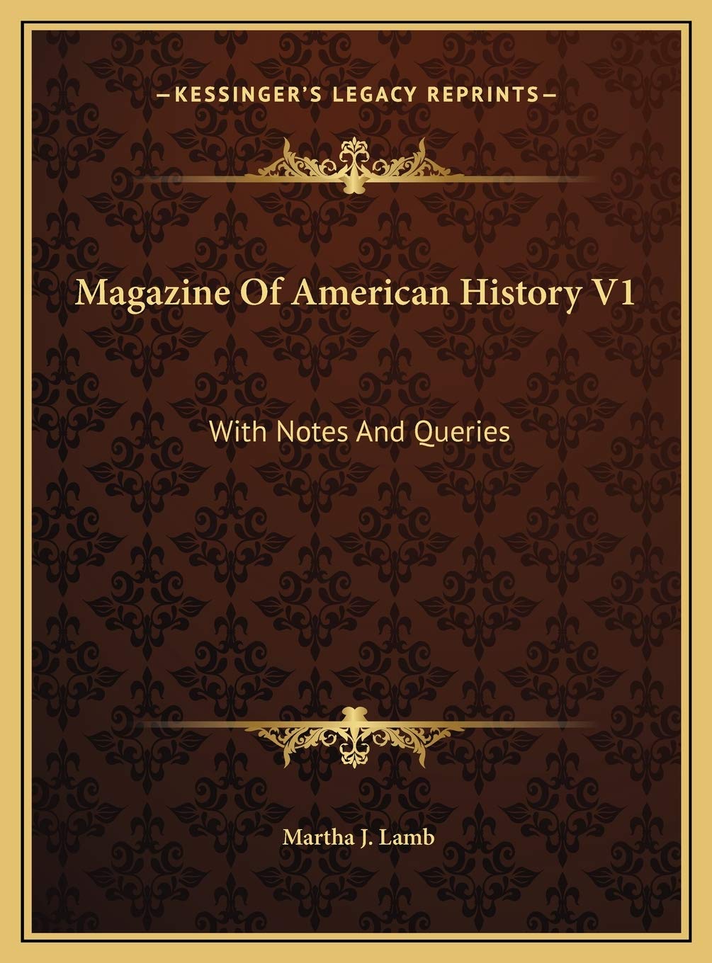 Magazine Of American History V1: With Notes And Queries Politics & History