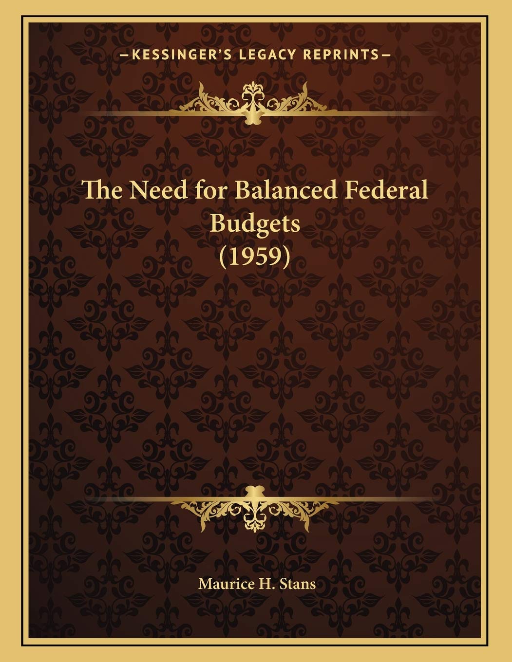The Need for Balanced Federal Budgets (1959) Law