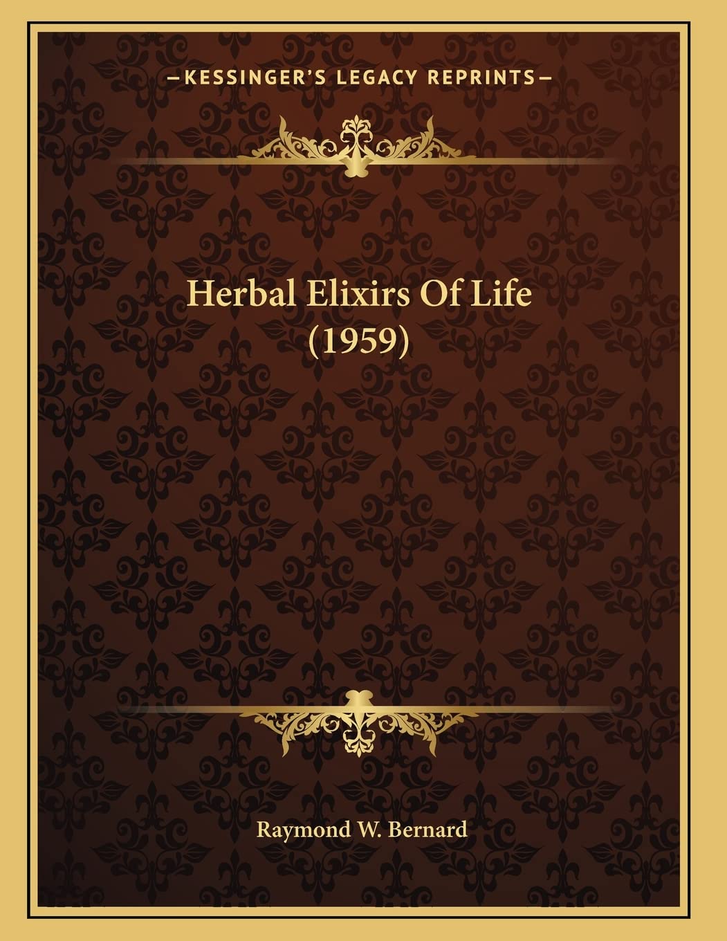 Herbal Elixirs Of Life (1959) Essays & Short Stories