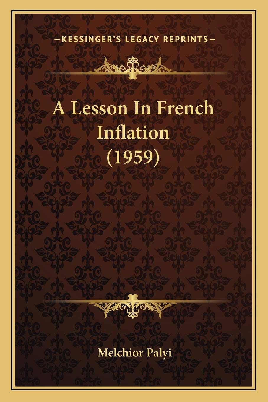 A Lesson In French Inflation (1959) Drama