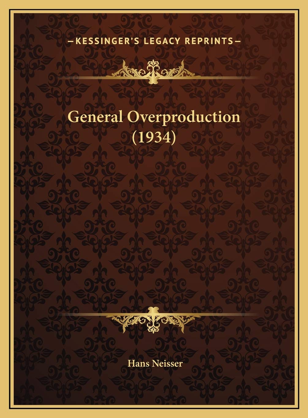 Product Image: General Overproduction (1934)