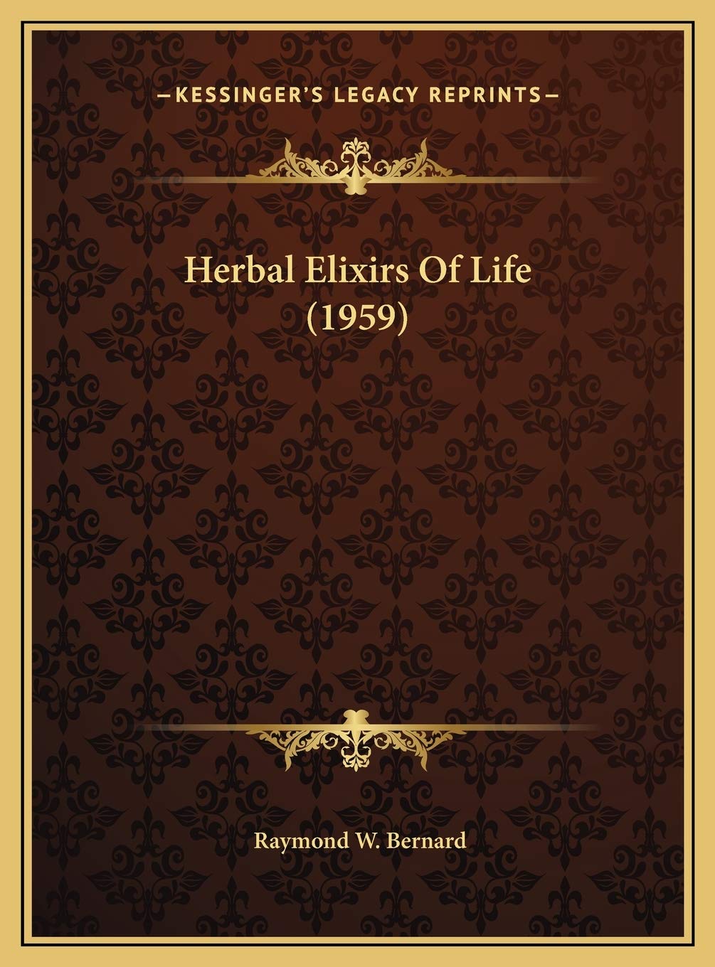 Herbal Elixirs Of Life (1959) Essays & Short Stories