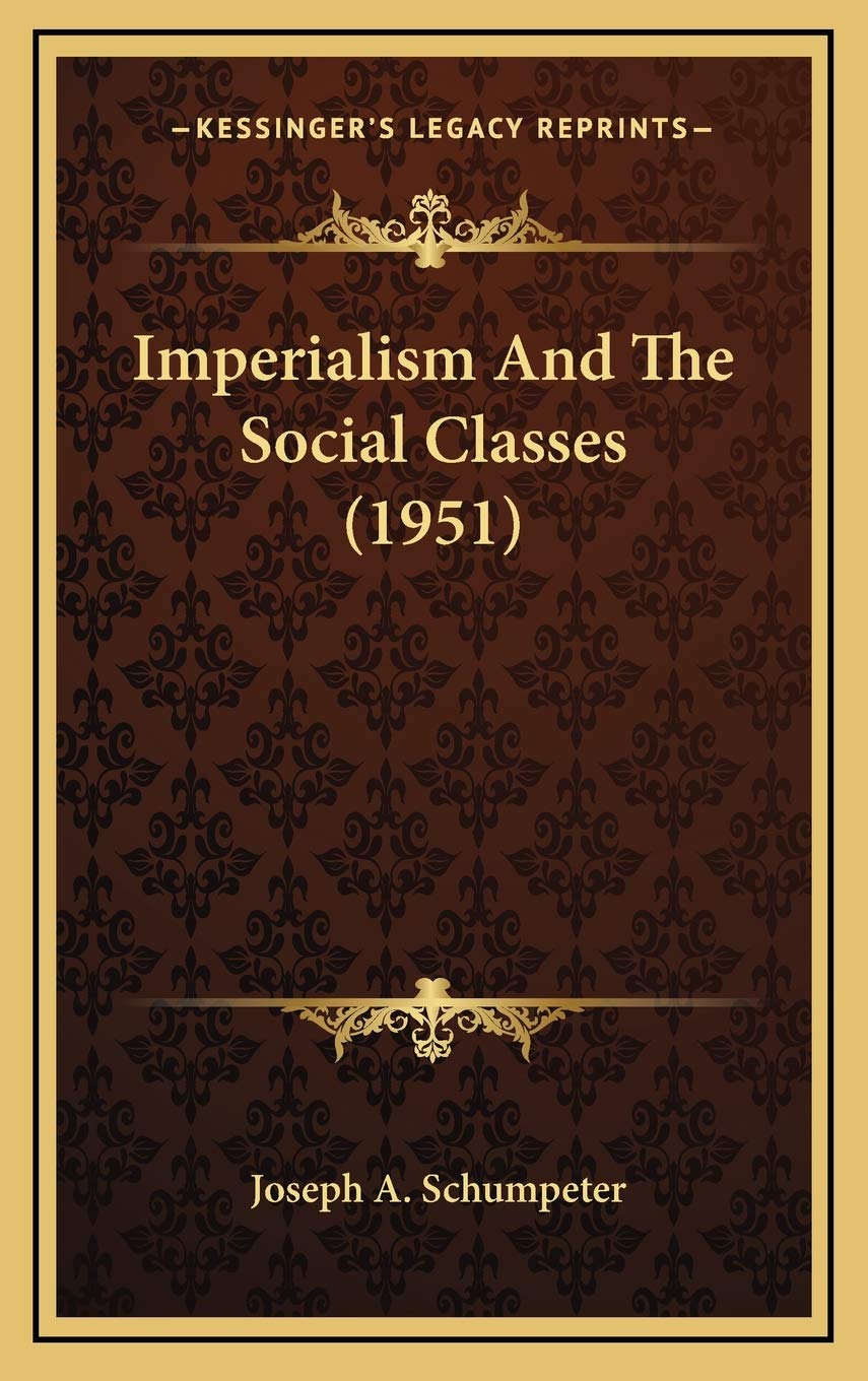 Imperialism And The Social Classes (1951) Philosophy