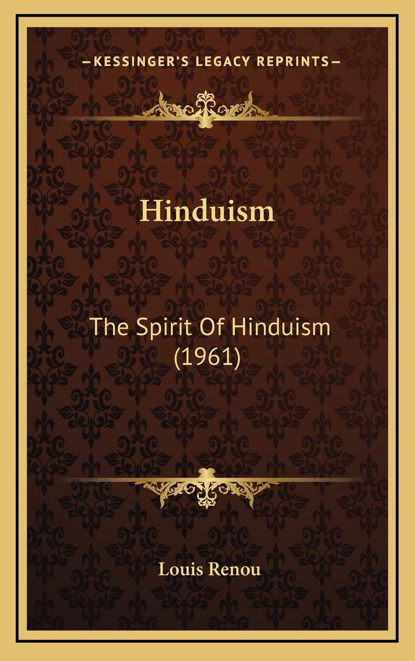 Hinduism: The Spirit Of Hinduism (1961) Philosophy