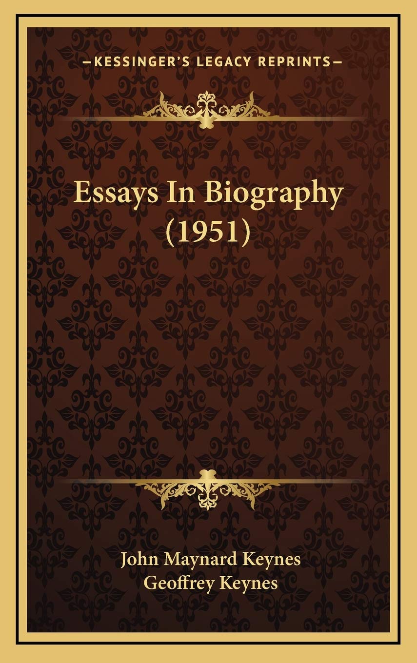 Essays In Biography (1951) Philosophy