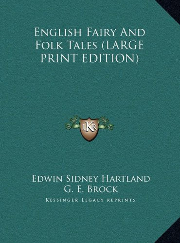 English Fairy And Folk Tales (LARGE PRINT EDITION) Contemporary literature