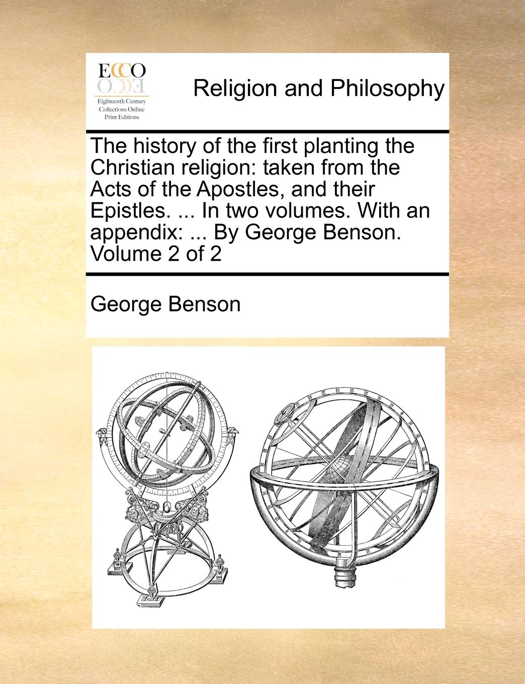 The History of the First Planting the Ch Philosophy