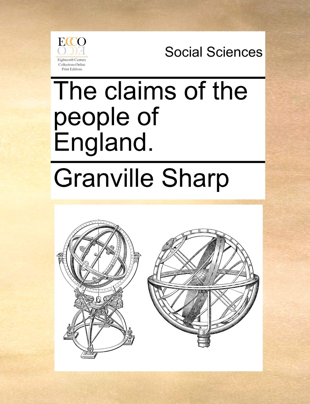 The Claims of the People of England. Books