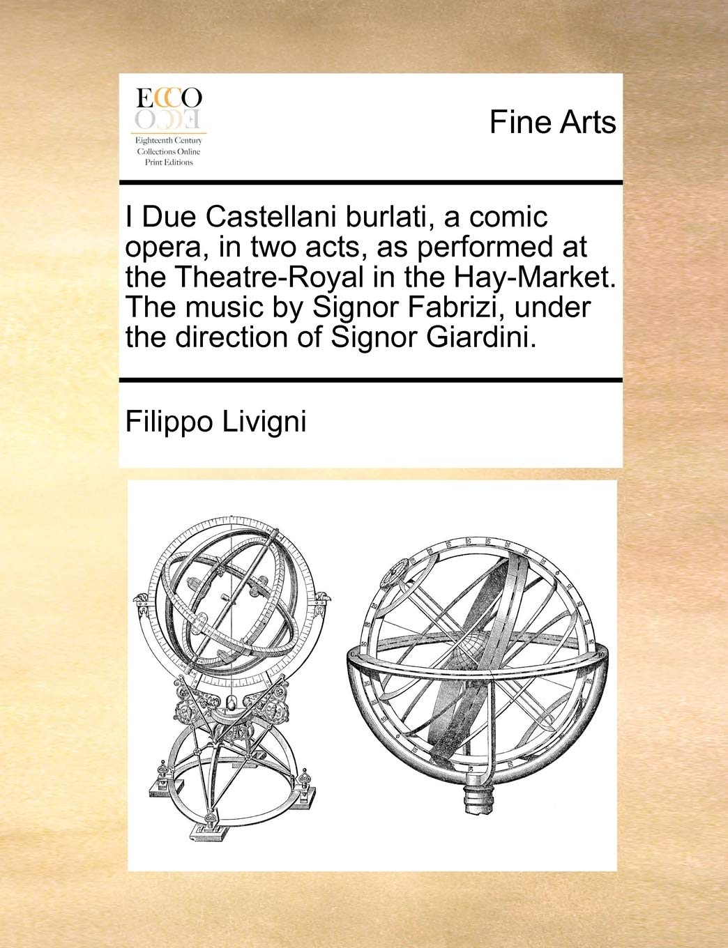 I Due Castellani Burlati, a Comic Opera, Film, Art & Culture
