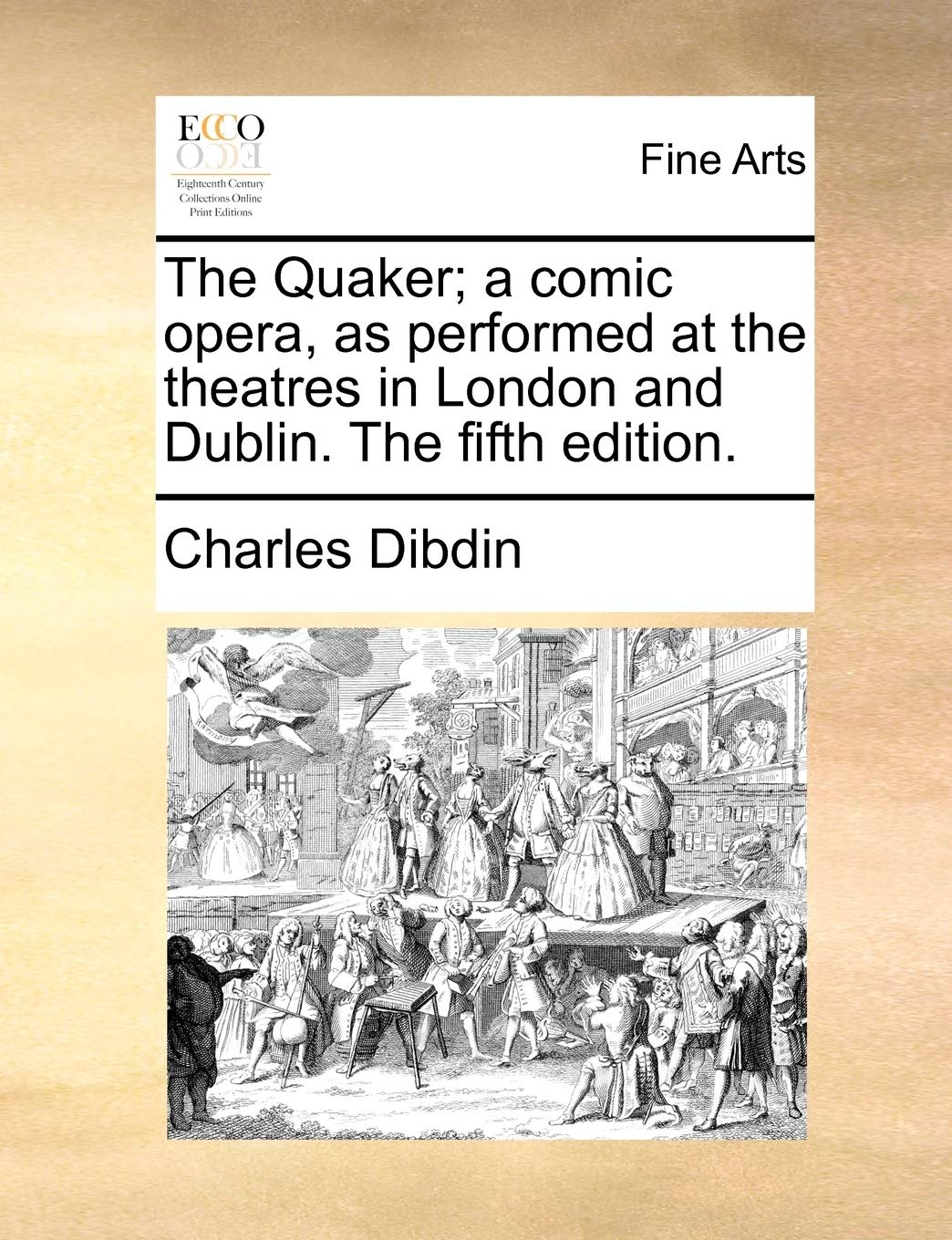 The Quaker; a comic opera, as performed at the theatres in London and Dublin. The fifth edition. Film, Art & Culture