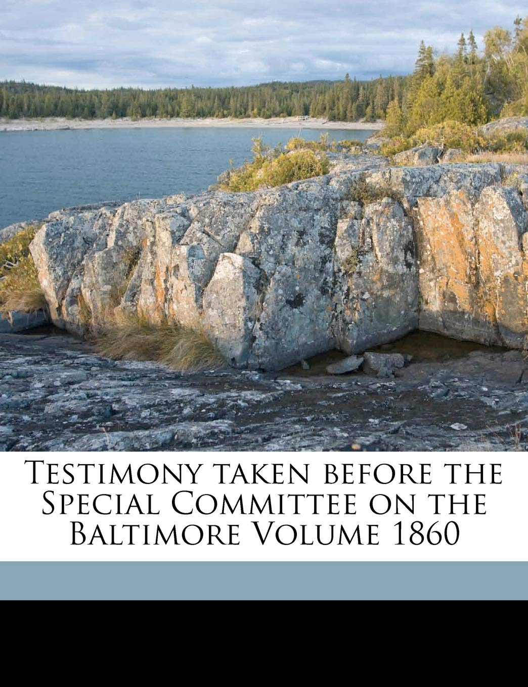 Testimony Taken Before the Special Committee on the Baltimore Volume 1860 Politics & History
